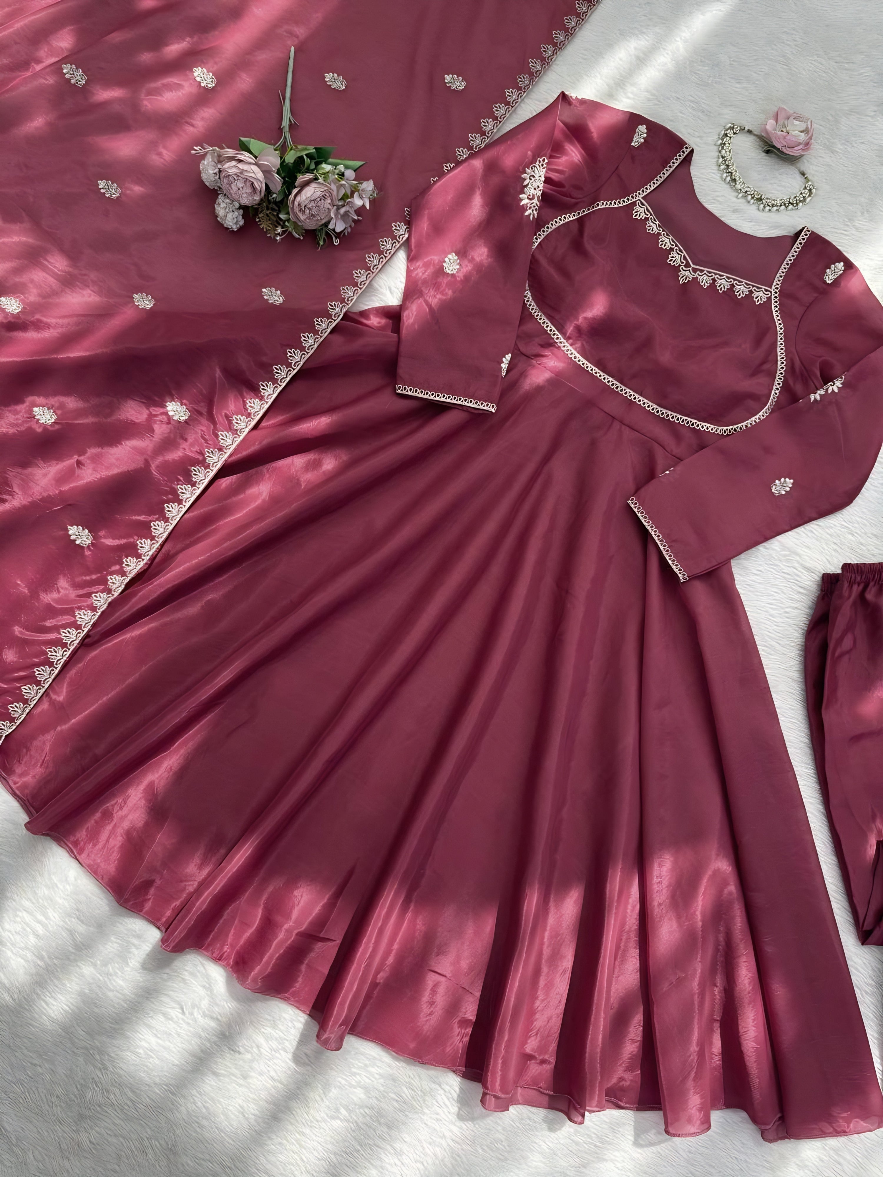 Royal Aura Silk Suit Set