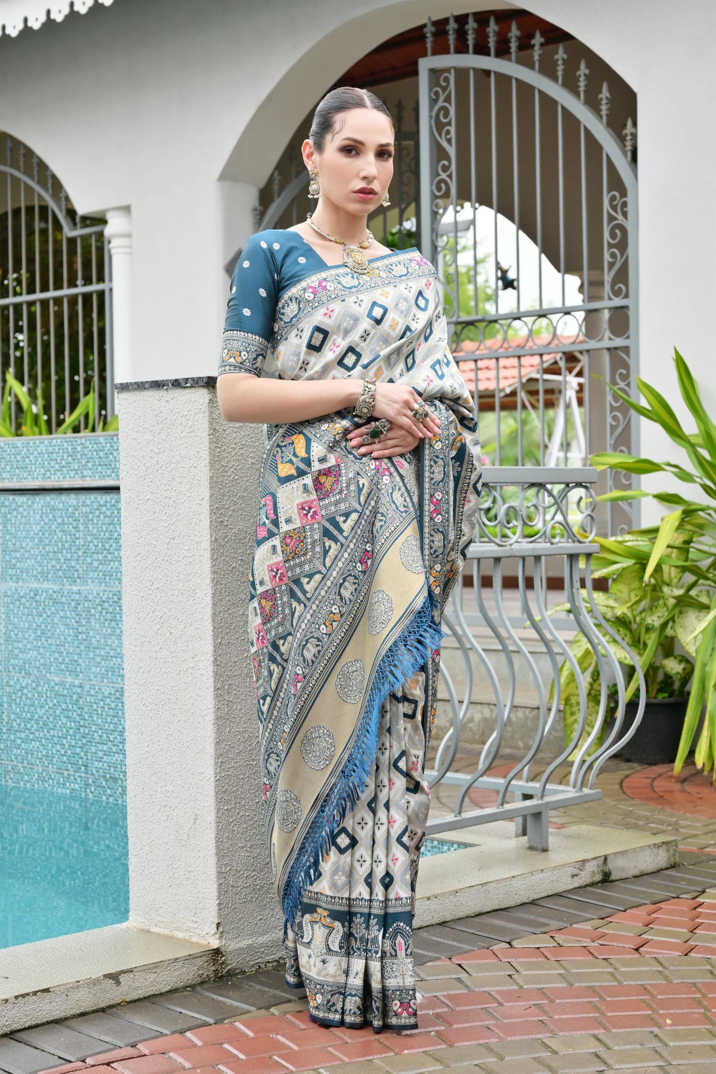 Aadhya Rama Patola Silk Saree