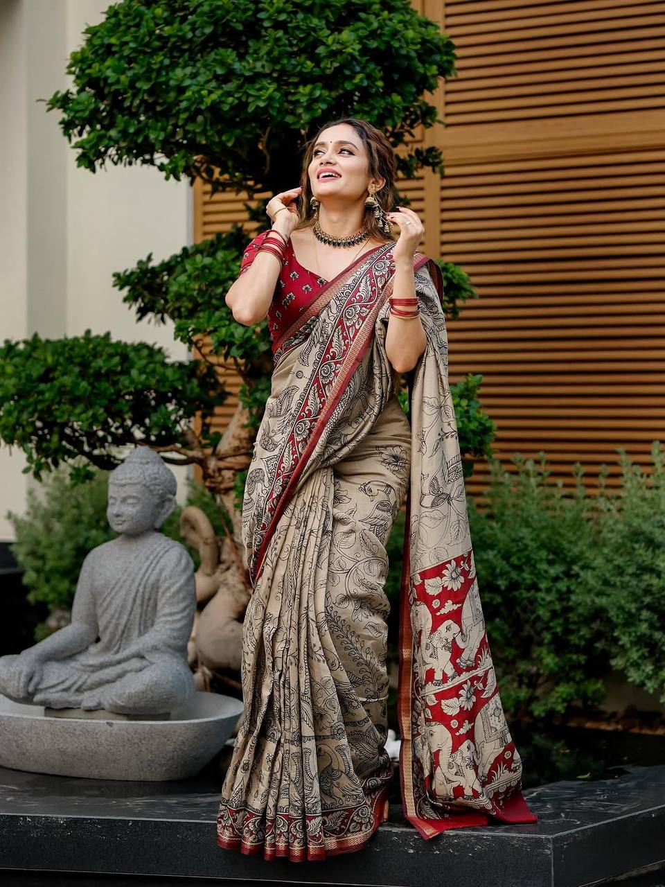 Elephant Design Introducing a Fresh Perspective in Saree