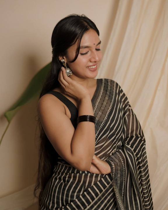 Premium Chanderi Cotton With Beautiful Digital Printed Saree