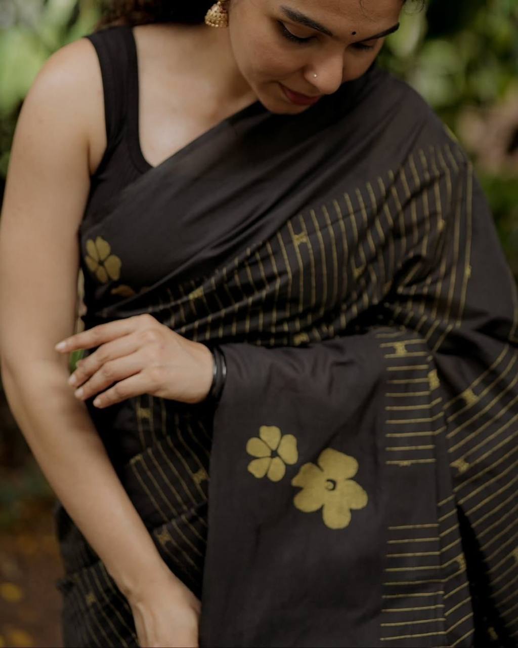 Premium Chanderi Cotton With Beautiful Digital Printed Saree