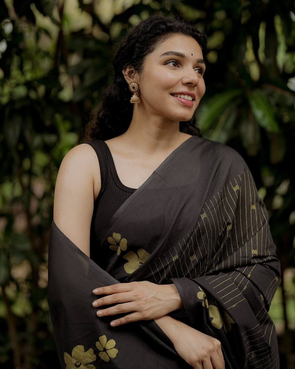 Premium Chanderi Cotton With Beautiful Digital Printed Saree