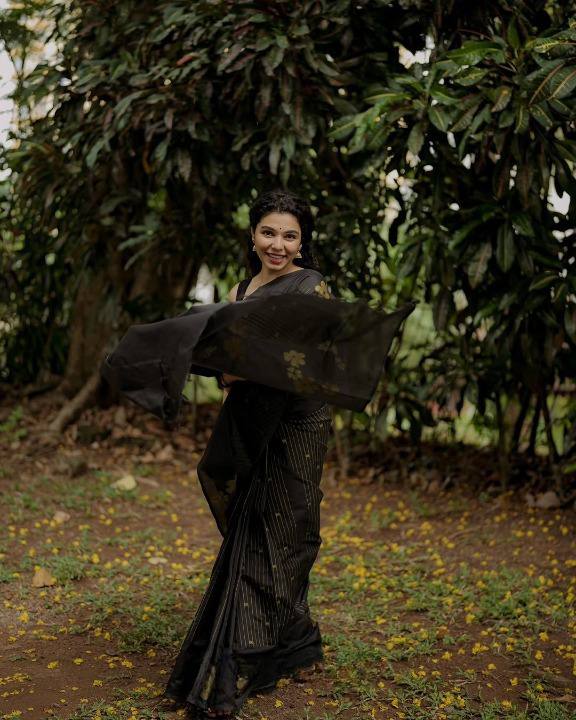 Premium Chanderi Cotton With Beautiful Digital Printed Saree